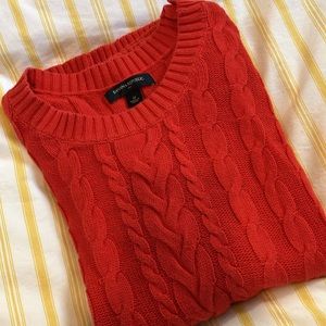 Banana Republic Cable Knit Short Sleeve Sweater size medium